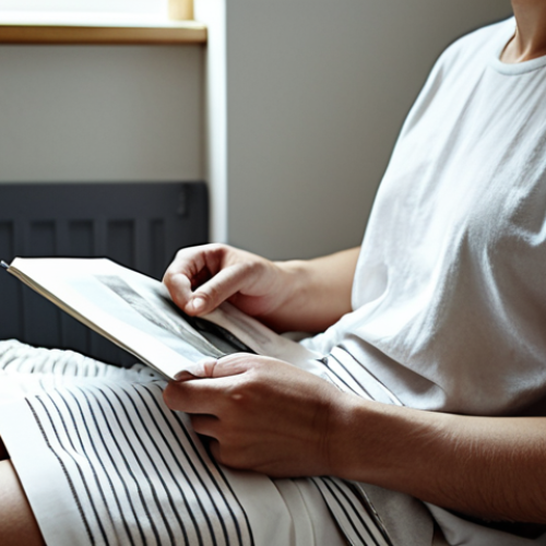 **Prompt 1:** A serene, minimalist living space bathed in soft, natural light. In the foreground, a person (gender neutral, mid-20s to 30s) is seated comfortably, holding an open, high-quality journal or magazine. Their expression is calm and deeply focused. In the background, subtle, abstract, and blurred elements evoke the chaotic glow of multiple digital screens and a stream of rapid, overwhelming information, creating a stark contrast with the tranquility of the person and the print media. The scene emphasizes digital detox and the mindful engagement with physical content.