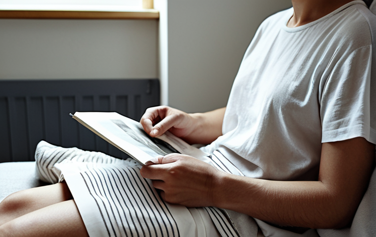 **Prompt 1:** A serene, minimalist living space bathed in soft, natural light. In the foreground, a person (gender neutral, mid-20s to 30s) is seated comfortably, holding an open, high-quality journal or magazine. Their expression is calm and deeply focused. In the background, subtle, abstract, and blurred elements evoke the chaotic glow of multiple digital screens and a stream of rapid, overwhelming information, creating a stark contrast with the tranquility of the person and the print media. The scene emphasizes digital detox and the mindful engagement with physical content.